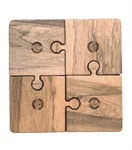 פאזל פיצוחים 4 חלקים יוקרתי ומיוחד עשוי עץ אגוז אפריקאי ( גדול) 4