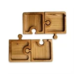 קעריות פיצוחים בצורת פאזל ארבעה חלקים מושלמים לאירוח 3