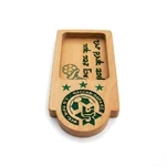 צלחת \ קערת הגשה מעוצבת ומיוחדת -דגם מכבי חיפה 4