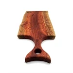 קרש חיתוך והגשה מדהים ביופיו עשוי מאקליפטוס טבעי 3