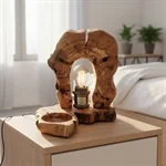 מנורת לילה עשויה עץ זית מיוחדת וייחודית 3