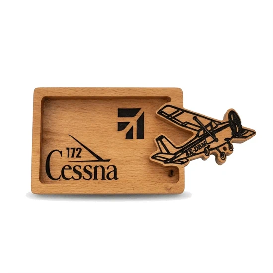 צלוחית הגשה מעוצבת ומיוחדת -דגם CESSNA 172