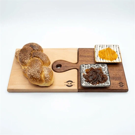 פזל קרשי חיתוך - זוג קרשי חיתוך והגשה יחודיים