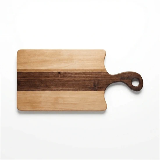 קרש חיתוך מעוצב ויוקרתי משני סוגי עץ